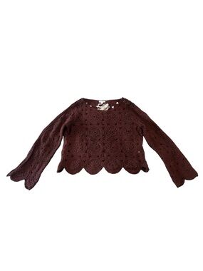 Boho Whimsy Crochet Sweater